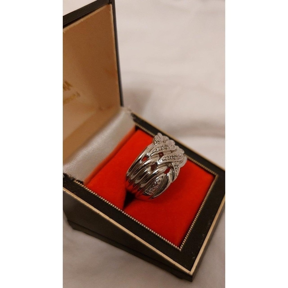 Vintage ROSS SIMON Tied Knot Band Style Ring - Silver .925